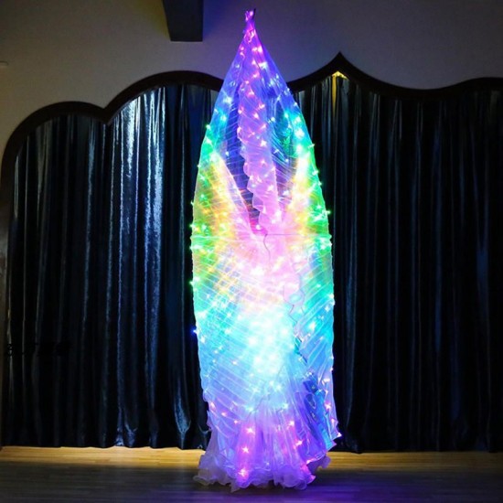 LED Isis Wings Night Light Glow Up Lamp Costume Belly Dance Egyptian Club Show With Stick LED Isis Wings Night Light Glow Up Lamp Costume Belly Dance Egyptian Club Show With Stick