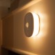 LED PIR Infrared Body Motion Sensor Night Light USB Rechargeable Magnet Wall Lamp for Closet Wardrobe Stair Bedside