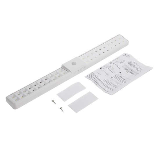 LED Under Cabinet Cupboard Counter Strip Bar PIR Motion Sensor Light Kitchen