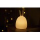 1W USB Rabbit LED Night Light Silicone Pat Control Multicolor for Children Baby Moon Lamp