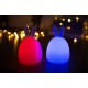 1W USB Rabbit LED Night Light Silicone Pat Control Multicolor for Children Baby Moon Lamp