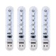 Mini USB 2W SMD5050 RGB 5 LED Camping Night Light for Power Bank Notebook Computer DC5V