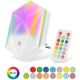 RGB LED Remote Control Dimmable Plug-in Night Light Home Stair Hallway Kitchen Bedroom RGB LED Remote Control Dimmable Plug-in Night Light Home Stair Hallway Kitchen Bedroom