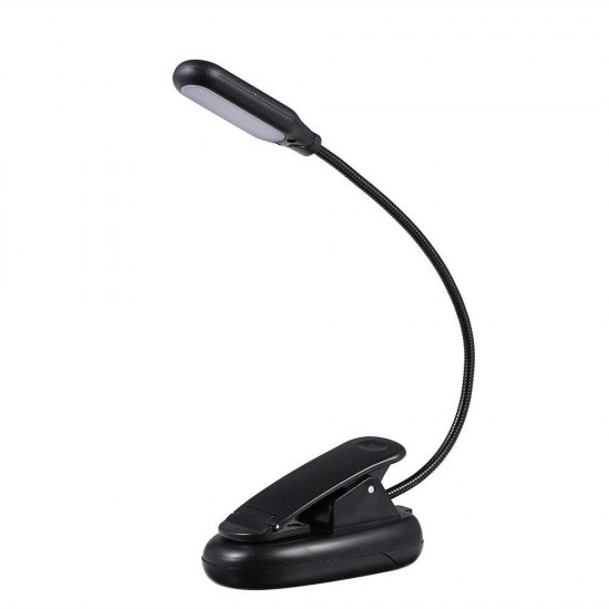 USB Rechargeable Flexible 1W 5 LED Clip Reading Night Light 3 Brightness Modes Table Lamp USB Rechargeable Flexible 1W 5 LED Clip Reading Night Light 3 Brightness Modes Table Lamp