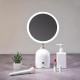 Makeup Mirror with LED Light Portable USB Rechargeable Dimmable Lamp Adjustable Hand from