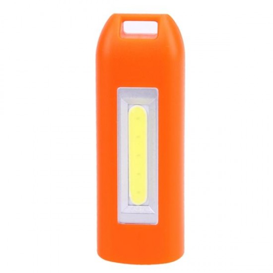 Mini 0.5W USB Rechargeable COB LED Keychain Light Flashlight Pocket Torch