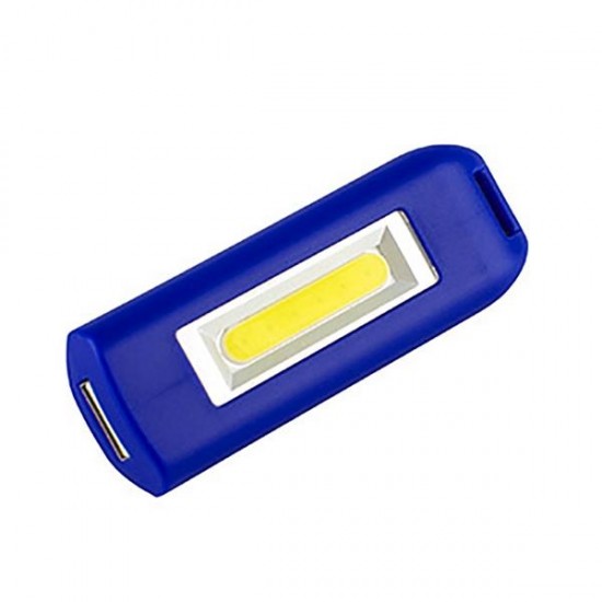 Mini 0.5W USB Rechargeable COB LED Keychain Light Flashlight Pocket Torch