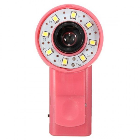 Mini Clip Portable 8 LED Fill Flash Selfie Light For iPhone 6 Samsung