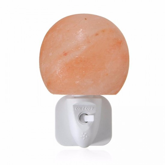 Mini Cute Hand Carved Natural Crystal Himalayan Salt Night Light Wall Lamp Gift