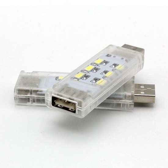 Mini USB 12 LED Double Sided Night Light Reading Lamp for Computer Laptop PC Notebook Power Bank Mini USB 12 LED Double Sided Night Light Reading Lamp for Computer Laptop PC Notebook Power Bank