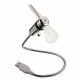 Mini USB Flexible Gooseneck LED Fan Light For PC Laptop