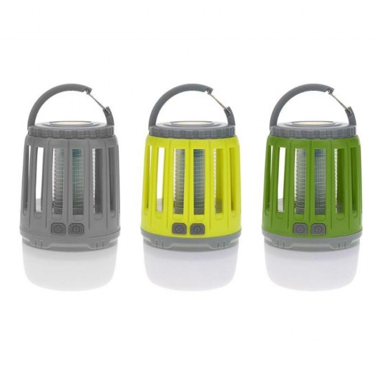 Mosquito Killer Lamp USB Rechargeable Waterproof Outdoor Tent Camping Lantern Trap Repeller Light