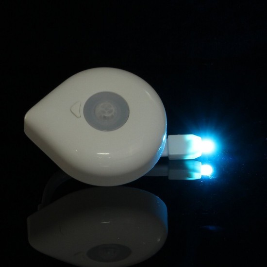 Motion Activated Toilet Night Light Bowl Bathroom LED 8 Color Lamp Sensor Lights