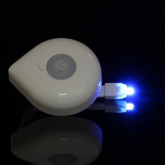 Motion Activated Toilet Night Light Bowl Bathroom LED 8 Color Lamp Sensor Lights