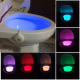 Motion Activated Toilet Night Light Bowl Bathroom LED 8 Color Lamp Sensor Lights Motion Activated Toilet Night Light Bowl Bathroom LED 8 Color Lamp Sensor Lights