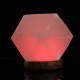 Natural Crystal USB Salt Lamp Colorful LED Night Light Decor