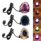 Natural Polished Agate Slice USB Lamp Night Light with Iron Stand Natural Polished Agate Slice USB Lamp Night Light with Iron Stand