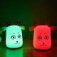 Novel Cute LED Rechargeable Silicone Deer Night Light Tap Control Bedroom Home Decor Lamp Kids Gift Novel Cute LED Rechargeable Silicone Deer Night Light Tap Control Bedroom Home Decor Lamp Kids Gift