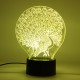 Peacock 3D Acrylic LED Mood Night Light 7 Color Touch USB Desk Lamp Lovely Gift for Child