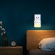Plug-in Light Sensor Dimmable LED Night Light Bedside Wall Lamp Home Indoor Decor AC100-240V
