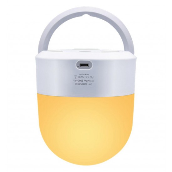 Portable 3W USB Rechargeable Touch Sensor LED Night Light Dimmable RGBWW Bedside Camping Lamp Portable 3W USB Rechargeable Touch Sensor LED Night Light Dimmable RGBWW Bedside Camping Lamp