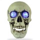 Portable Colorful LED Glowing Skull Night light Halloween Party Decor