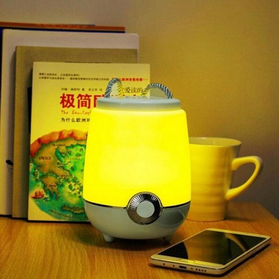 Portable Dimming Touch Sensor With 3 Modes LED Colorful Music Night Light Table Lamp