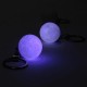 Portable Moon Light 3D Printing Keychain Colorful LED Night Lamp Creative Battery Powered Bag Decor