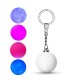 Portable Moon Light 3D Printing Keychain Colorful LED Night Lamp Creative Battery Powered Bag Decor