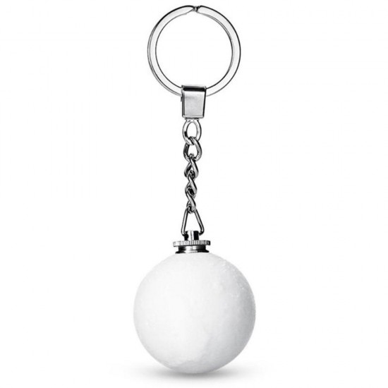 Portable Moon Light 3D Printing Keychain Colorful LED Night Lamp Creative Battery Powered Bag Decor Portable Moon Light 3D Printing Keychain Colorful LED Night Lamp Creative Battery Powered Bag Decor