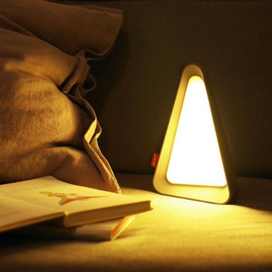 Portable USB Rechargeable Reversal Sensor Dimmable LED Night Light Table Bedside Reading Lamp