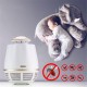 RT-MK02 USB Suction Electronic Bug Insect Mosquito Killer Trap LED Lamp Night Light