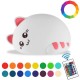 RGB USB Rechargeable LED Kid Children Cat Night Light Lamp Nursery Baby Bedroom RGB USB Rechargeable LED Kid Children Cat Night Light Lamp Nursery Baby Bedroom