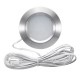 RV LED Round Recessed Ceiling Light Flat Panel Down Cabinet Lamp Warm White/White