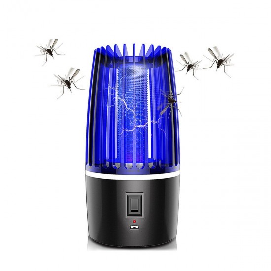 Rechargeable 5W LED Mosquito Zapper Killer Fly Insect Bug Trap Lamp Night Light DC5V