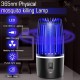 Rechargeable 5W LED Mosquito Zapper Killer Fly Insect Bug Trap Lamp Night Light DC5V