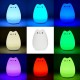 Rechargeable Color Changeable Silicone LED Sensitive Tap Control Night Light for Home