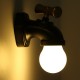 Rechargeable Water Tap Shape LED Night Light Sound Control Home Wall Decor Gift