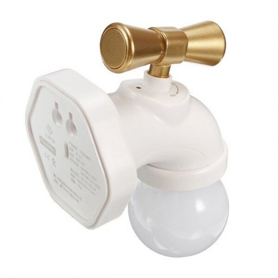 Rechargeable Water Tap Shape LED Night Light Sound Control Home Wall Decor Gift Rechargeable Water Tap Shape LED Night Light Sound Control Home Wall Decor Gift