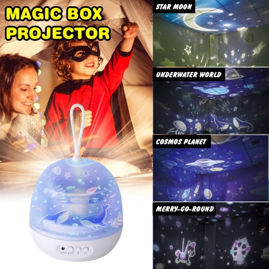 Romantic LED Cosmos Ocean Starry Star Night Light Projector Night Light USB Gift