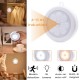 Round Motion Sensor Night Light Infrared Detector Cabinet Stair Lamp