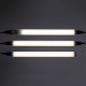 3PCS 80 LED Cabinet Light SMD2835 USB Touch Dimmable Home Room Closet Bar Lamp EU Plug