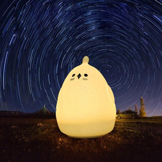 Silicone Colorful USB Rechargeable Tap Sensor LED Night Light Nursery Lamp For Children Silicone Colorful USB Rechargeable Tap Sensor LED Night Light Nursery Lamp For Children