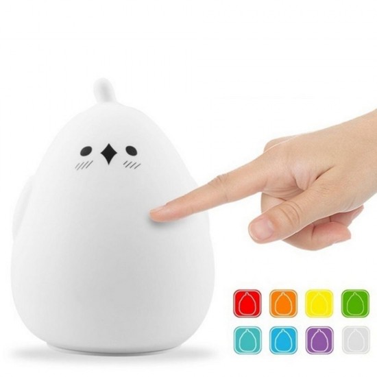 Silicone Colorful USB Rechargeable Tap Sensor LED Night Light Nursery Lamp For Children Silicone Colorful USB Rechargeable Tap Sensor LED Night Light Nursery Lamp For Children