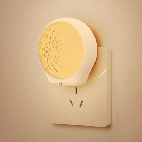 Smart Light Sensor LED Plug-in Wall Night Lamp Flower Pattern Lighitng for Home Bedroom AC100-240V Smart Light Sensor LED Plug-in Wall Night Lamp Flower Pattern Lighitng for Home Bedroom AC100-240V