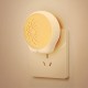 Smart Light Sensor LED Plug-in Wall Night Lamp Flower Pattern Lighitng for Home Bedroom AC100-240V