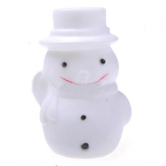 Snowman Shape Colors Changing LED Decoration Night Light Xmas Gift