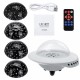 Starry Night Lamp Rotating Star Desk Light Projector bluetooth Remote Control