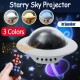 Starry Night Lamp Rotating Star Desk Light Projector bluetooth Remote Control