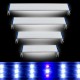 Super Slim LEDs Aquarium Lighting Aquatic Plant Light 20-60CM Extensible Waterproof Clip on Lamp For Fish Tank Blue White Light